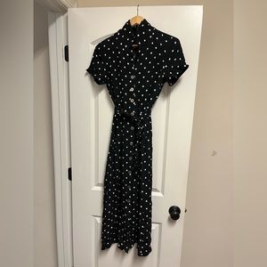Catherine Malandrino Size 6 Polka Dot midi dress